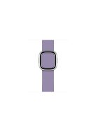 Modern Style Genuine Leather Watchband with Magnetic Buckle for Apple Watch Series 10 46mm / Ultra 2 Ultra 49mm / 9 8 7 45mm / SE (2023) SE (2022) SE 6 5 4 44mm / 3 2 1 42mm - Purple