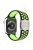 Multi-Holes Colorful Silicone Watch Strap for Apple Watch Ultra 49mm / Series 8 / 7 45mm / Series 6 / 5 / 4 / SE 44mm / Series 3 / 2 / 1 42mm - Black / Green