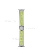 Multi-Holes Colorful Silicone Watch Strap for Apple Watch Ultra 49mm / Series 8 / 7 45mm / Series 6 / 5 / 4 / SE 44mm / Series 3 / 2 / 1 42mm - Grey / Yellow