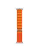 MUTURAL For Apple Watch Series 10 46mm / Ultra 2 Ultra 49mm /  Series 9 8 7 45mm / 6 5 4 SE (2023) SE (2022) SE 44mm / 3 2 1 42mm Nylon Loop Watch Band Replacement Adjustable Wrist Strap - Orange