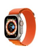 MUTURAL For Apple Watch Series 10 46mm / Ultra 2 Ultra 49mm /  Series 9 8 7 45mm / 6 5 4 SE (2023) SE (2022) SE 44mm / 3 2 1 42mm Nylon Loop Watch Band Replacement Adjustable Wrist Strap - Orange