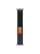 MUTURAL Watch Strap for Apple Watch Series 10 42mm / 9 8 7 41mm / SE (2023) SE (2022) SE 6 5 4 40mm / 3 2 1 38mm Trail Loop Nylon Sport Band - Black / Grey