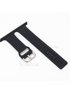 New Style Soft Silicone Watch Strap for Apple Watch Series 10 42mm / 9 8 7 41mm / 6 5 4 SE SE (2022) SE (2023) 40mm / 3 2 1 38mm - Black