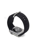 New Style Soft Silicone Watch Strap for Apple Watch Series 10 42mm / 9 8 7 41mm / 6 5 4 SE SE (2022) SE (2023) 40mm / 3 2 1 38mm - Black