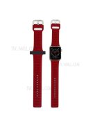 New Style Soft Silicone Watch Strap for Apple Watch Series 10 42mm / 9 8 7 41mm / 6 5 4 SE SE (2022) SE (2023) 40mm / 3 2 1 38mm - Red