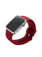 New Style Soft Silicone Watch Strap for Apple Watch Series 10 42mm / 9 8 7 41mm / 6 5 4 SE SE (2022) SE (2023) 40mm / 3 2 1 38mm - Red