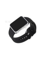 New Style Soft Silicone Watch Strap for Apple Watch Ultra 49mm / Series 8 / 7 45mm 6 / 5 / 4 / SE / SE (2022) 44m, Series 3 / 2 / 1 42mm - Black