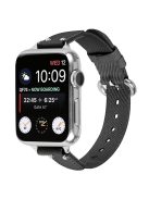 Nylon Braided Strap for Apple Watch 10 46mm / Ultra 2 / Ultra 49mm / 9 8 7 45mm / SE (2023) SE (2022) SE 6 5 4 44mm / 3 2 1 42mm Wrist Band - Black