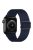 Nylon Braided Watch Strap with Slider Buckle for Apple Watch Series 10 42mm / 9 8 7 41mm / 6 5 4 SE SE (2022) SE (2023) 40mm / 3 2 1 38mm - Blue