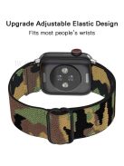 Nylon Braided Watch Strap with Slider Buckle for Apple Watch Series 10 42mm / 9 8 7 41mm / 6 5 4 SE SE (2022) SE (2023) 40mm / 3 2 1 38mm - Camouflage