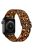 Nylon Braided Watch Strap with Slider Buckle for Apple Watch Series 10 42mm / 9 8 7 41mm / 6 5 4 SE SE (2022) SE (2023) 40mm / 3 2 1 38mm - Leopard