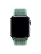 Nylon Closure Watch Band for Apple Watch Series 8 45mm / Ultra 49mm / Ultra 2 49mm / Series 9 45mm / SE (2023) 44mm / 7 45mm / SE / SE (2022) 44mm / Series 6 / 5 / 4 44mm / Series 3 / 2 / 1 42mm - Spearmint