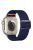 Nylon Strap for Apple Watch Series 10 42mm /  9 8 7 41mm / SE (2023) SE (2022) SE 6 5 4 40mm / 3 2 1 38mm Elastic Band - Dark Blue