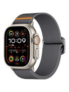 Nylon Strap for Apple Watch Series 10 42mm /  9 8 7 41mm / SE (2023) SE (2022) SE 6 5 4 40mm / 3 2 1 38mm Elastic Band - Dark Grey