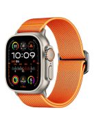 Nylon Strap for Apple Watch Series 10 42mm /  9 8 7 41mm / SE (2023) SE (2022) SE 6 5 4 40mm / 3 2 1 38mm Elastic Band - Orange