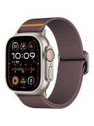 Nylon Strap for Apple Watch Series 10 42mm /  9 8 7 41mm / SE (2023) SE (2022) SE 6 5 4 40mm / 3 2 1 38mm Elastic Band - Purple