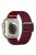 Nylon Strap for Apple Watch Series 10 42mm /  9 8 7 41mm / SE (2023) SE (2022) SE 6 5 4 40mm / 3 2 1 38mm Elastic Band - Wine Red