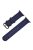 Nylon Watch Band for Apple Watch Series 10 42mm / 9 8 7 41mm / SE (2023) SE (2022) SE 6 5 4 40mm / 3 2 1 38mm Three Loops Webbing Strap - Blue