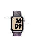 Nylon Weaven Loop Fastener  Smart Bracelet Band for Apple Watch Series 10 46mm / Ultra 2 Ultra 49mm / 9 8 7 45mm / SE (2023) SE (2022) SE 6 5 4 44mm / 3 2 1 42mm - Purple / Green