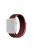 Nylon Weaven Loop Fastener  Smart Bracelet Band for Apple Watch Series 10 46mm / Ultra 2 Ultra 49mm / 9 8 7 45mm / SE (2023) SE (2022) SE 6 5 4 44mm / 3 2 1 42mm - Red / Black