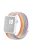 Nylon Weaven Loop Fastener Smart Bracelet Band for Apple Watch Series 10 42mm / 9 8 7 41mm / SE (2023) SE (2022) SE 6 5 4 40mm / 3 2 1 38mm - Color Stripe