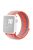 Nylon Weaven Loop Fastener Smart Bracelet Band for Apple Watch Series 10 42mm / 9 8 7 41mm / SE (2023) SE (2022) SE 6 5 4 40mm / 3 2 1 38mm - Stripe Orange