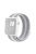 Nylon Weaven Loop Fastener Smart Bracelet Band for Apple Watch Series 10 42mm / 9 8 7 41mm / SE (2023) SE (2022) SE 6 5 4 40mm / 3 2 1 38mm - Stripe White