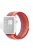 Nylon Weaven Loop Fastener Smart Bracelet Band for Apple Watch Series 10 42mm / 9 8 7 41mm / SE (2023) SE (2022) SE 6 5 4 40mm / 3 2 1 38mm - Yellow / Orange