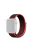 Nylon Weaven Loop Fastener Smart Bracelet Strap for Apple Watch Series 10 42mm / 9 8 7 41mm / SE (2023) SE (2022) SE 6 5 4 40mm / 3 2 1 38mm - Red / Black