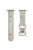 Pattern Band for Apple Watch Series 10 46mm / Ultra 2 Ultra 49mm /  Series 9 8 7 45mm / 6 5 4 SE (2023) SE (2022) SE 44mm / 3 2 1 42mm Silicone Watch Strap - Starlight