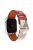 Pattern Decor Genuine Leather Smart Watch Band for Apple Watch Series 10 42mm / 9 8 7 41mm / SE (2023) SE (2022) SE 6 5 4 40mm / 3 2 1 38mm - Red