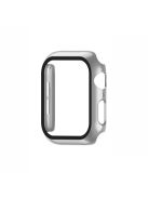 Plating Frame PC + Tempered Glass Watch Shell for Apple Watch SE / SE (2022) / Series 6 / 5 / 4 44mm - Grey