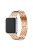 Polygon Pattern Watch Strap Band for Apple Watch Series 10 46mm / Ultra 2 Ultra 49mm / 9 8 7 45mm / SE (2023) SE (2022) SE 6 5 4 44mm / 3 2 1 42mm - Rose Gold