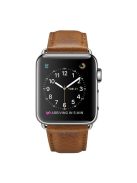 Popular Crazy Horse Top Layer Cowhide Leather Watch Strap for Apple Watch Series 10 42mm / 9 8 7 41mm / SE (2023) SE (2022) SE 6 5 4 40mm / 3 2 1 38mm - Brown