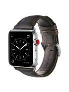 Popular Crazy Horse Top Layer Cowhide Leather Wrist Watchband Strap for Apple Watch Series 10 42mm / 9 8 7 41mm / SE (2023) SE (2022) SE 6 5 4 40mm / 3 2 1 38mm - Coffee