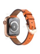 PU Leather Smart Watch Band Wrist Strap 14mm Width for Apple Watch Series 10 42mm / 9 8 7 41mm / 6 5 4 SE SE (2022) SE (2023) 40mm / 3 2 1 38mm - Style 1