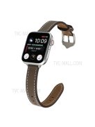 PU Leather Smart Watch Band Wrist Strap 14mm Width for Apple Watch Series 10 42mm / 9 8 7 41mm / 6 5 4 SE SE (2022) SE (2023) 40mm / 3 2 1 38mm - Style 13