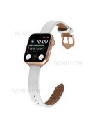 PU Leather Smart Watch Band Wrist Strap 14mm Width for Apple Watch Series 10 42mm / 9 8 7 41mm / 6 5 4 SE SE (2022) SE (2023) 40mm / 3 2 1 38mm - Style 16