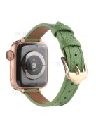 PU Leather Smart Watch Band Wrist Strap 14mm Width for Apple Watch Series 10 42mm / 9 8 7 41mm / 6 5 4 SE SE (2022) SE (2023) 40mm / 3 2 1 38mm - Style 18