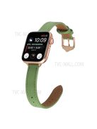 PU Leather Smart Watch Band Wrist Strap 14mm Width for Apple Watch Series 10 42mm / 9 8 7 41mm / 6 5 4 SE SE (2022) SE (2023) 40mm / 3 2 1 38mm - Style 18