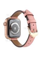 PU Leather Smart Watch Band Wrist Strap 14mm Width for Apple Watch Series 10 42mm / 9 8 7 41mm / 6 5 4 SE SE (2022) SE (2023) 40mm / 3 2 1 38mm - Style 23