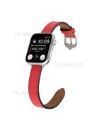 PU Leather Smart Watch Band Wrist Strap 14mm Width for Apple Watch Series 10 42mm / 9 8 7 41mm / 6 5 4 SE SE (2022) SE (2023) 40mm / 3 2 1 38mm - Style 5