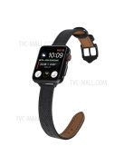 PU Leather Smart Watch Band Wrist Strap 14mm Width for Apple Watch Series 10 42mm / 9 8 7 41mm / 6 5 4 SE SE (2022) SE (2023) 40mm / 3 2 1 38mm - Style 7