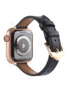 PU Leather Smart Watch Band Wrist Strap 14mm Width for Apple Watch Series 10 42mm / 9 8 7 41mm / 6 5 4 SE SE (2022) SE (2023) 40mm / 3 2 1 38mm - Style 8