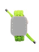 Pulling Adjustable Braided Rope Wrist Strap Replacement Watch Band for Apple Watch Series 10 42mm / 9 8 7 41mm / 6 5 4 SE SE (2022) SE (2023) 40mm / 3 2 1 38mm - Green