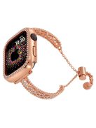 Pure Copper Watch Strap for Apple Watch 10 46mm / Ultra 2 / Ultra 49mm / 9 8 7 45mm / SE (2023) SE (2022) SE 6 5 4 44mm / 3 2 1 42mm - Rose Gold