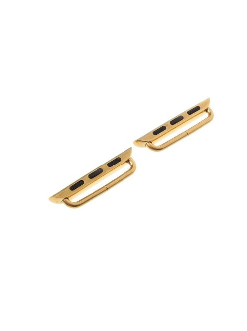 Replacement Metal Band Axle Connector Clasp for Apple Watch Series SE / SE (2022) / 6 / 5 / 4 44mm / Series 3 / 2 / 1 42mm - Gold Color