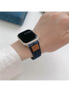 Replacement Strap for Apple Watch 10 46mm / Ultra 2 / Ultra 49mm / 9 8 7 45mm / SE (2023) SE (2022) SE 6 5 4 44mm / 3 2 1 42mm Denim Wrist Band - Dark Blue