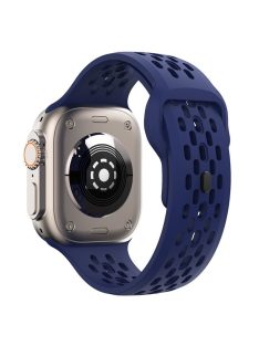   Replacement Strap for Apple Watch Series 10 42mm / 9 8 7 41mm / SE (2023) SE (2022) SE 6 5 4 40mm / 3 2 1 38mm Mesh Hole Watch Band - Midnight Blue