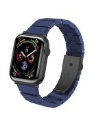 Resin Watchband for Apple Watch Series 10 46mm / Ultra 2 Ultra 49mm /  Series 9 8 7 45mm / 6 5 4 SE (2023) SE (2022) SE 44mm / 3 2 1 42mm Wrist Strap - Blue Carbon Fiber